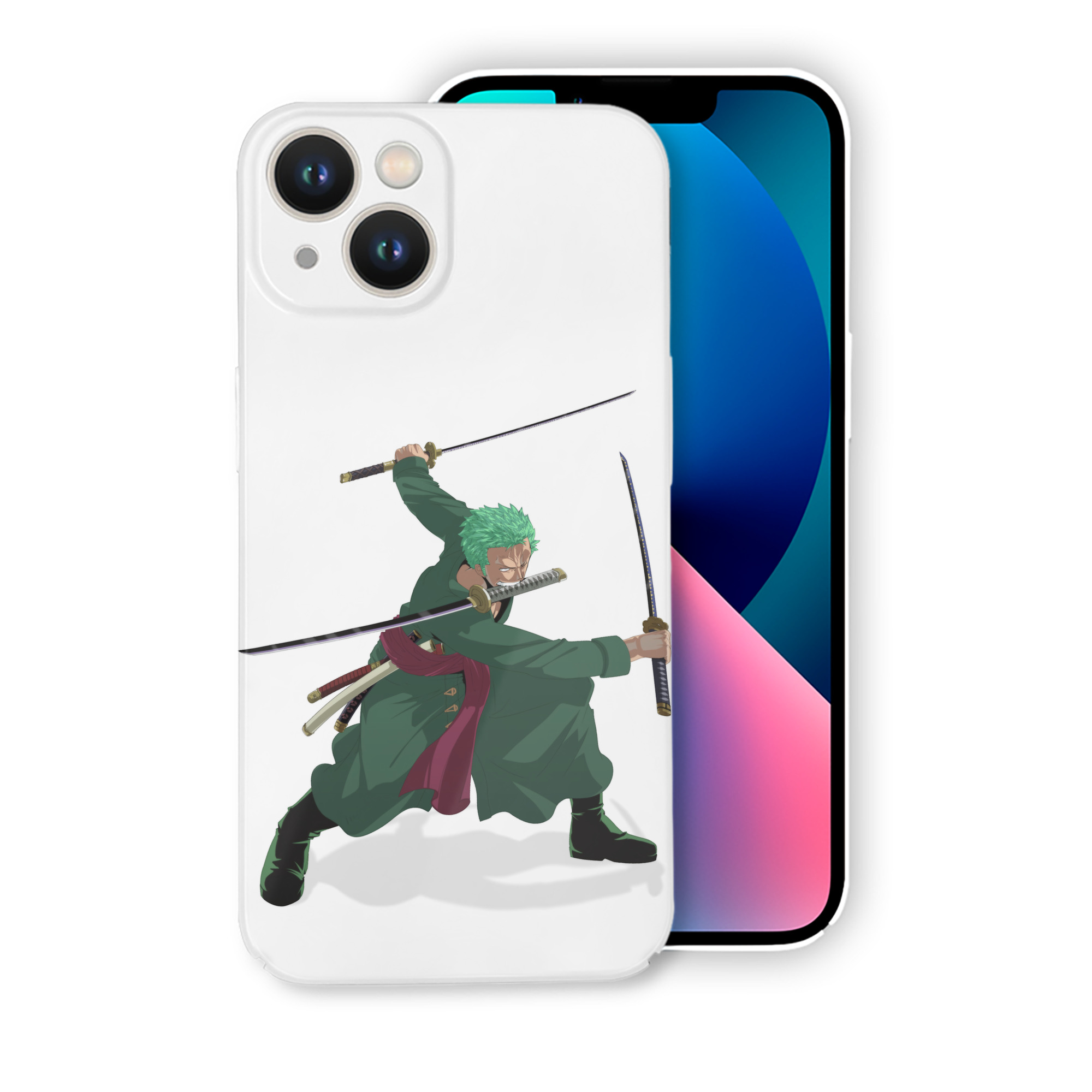 （画像用） ワンピース ロロノア・ゾロ ONE PIECE Roronoa Zoro 【iPhone 14シリーズ対応】ハードケース